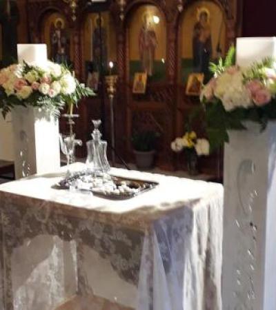 Γάμος, Βάπτιση, Γαμοβάπτιση, βαπτιστικά, Μπομπονιέρες, Προσκλητήρια, Στολισμός Εκκλησιών, Στολισμός Βάπτισης, Στολισμός Γάμου