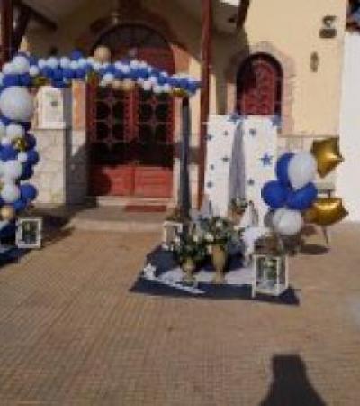 Γάμος, Βάπτιση, Γαμοβάπτιση, βαπτιστικά, Μπομπονιέρες, Προσκλητήρια, Στολισμός Εκκλησιών, Στολισμός Βάπτισης, Στολισμός Γάμου