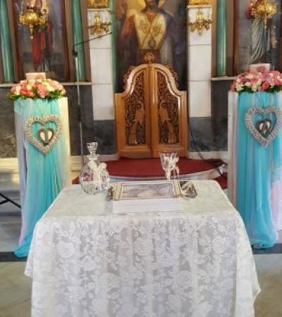 Γάμος, Βάπτιση, Γαμοβάπτιση, βαπτιστικά, Μπομπονιέρες, Προσκλητήρια, Στολισμός Εκκλησιών, Στολισμός Βάπτισης, Στολισμός Γάμου